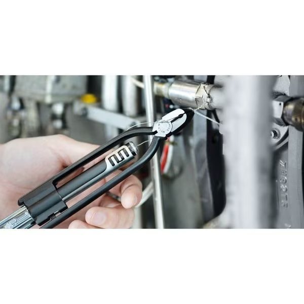 Wire twisting plier L.280 mm head gunmetal finish, polished handles gunmetal finish, Stahlwille Tools, Mfr#: 65751280